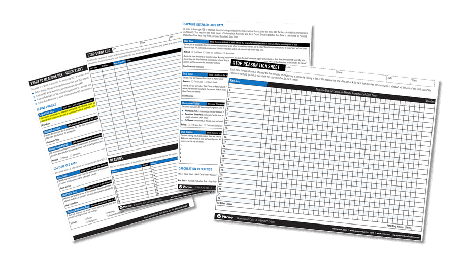 Image preview of downloadable step-by-step guides to measuring OEE